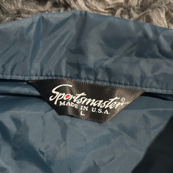 Blue Police Windbreaker Jacket (costume) - Picture 2 of 3